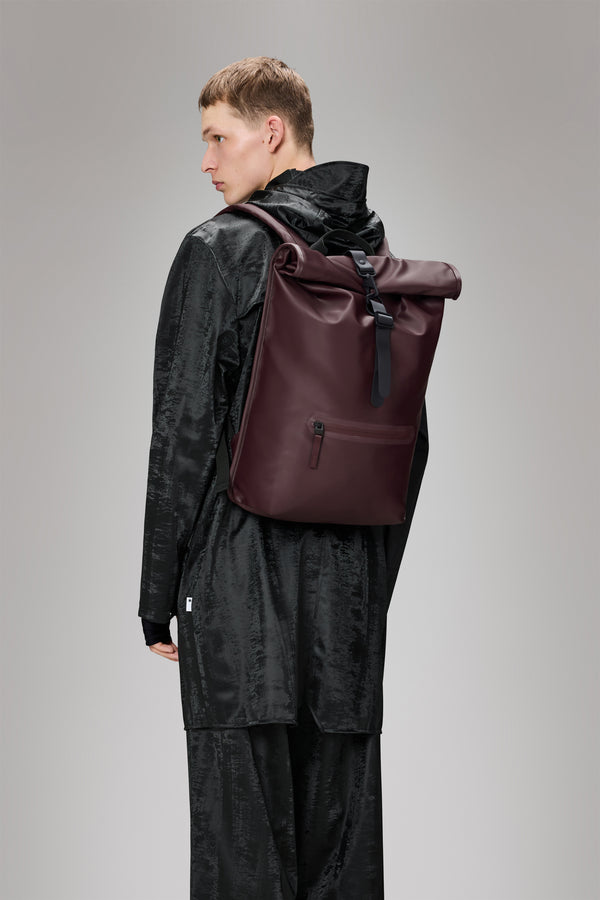 Rains Rolltop Rucksack Depth
