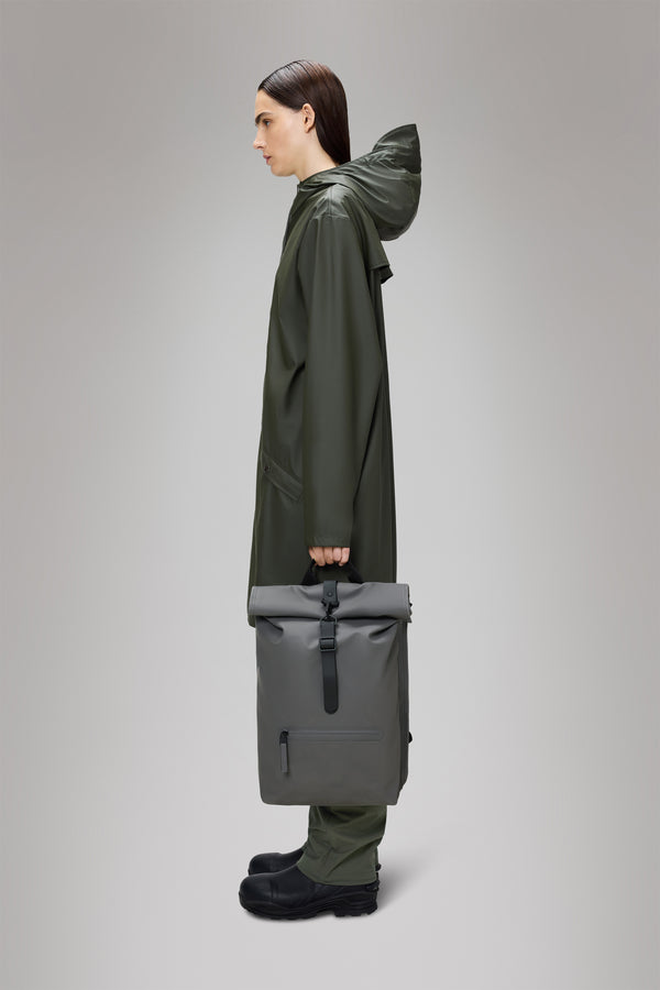 Rains Rolltop Rucksack Grey