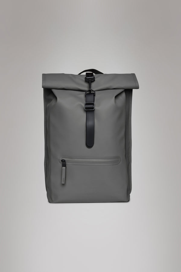 rains Rolltop Rucksack Grey