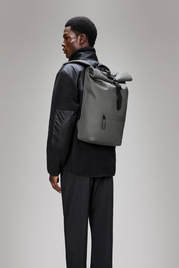 Rains Rolltop Rucksack Grey