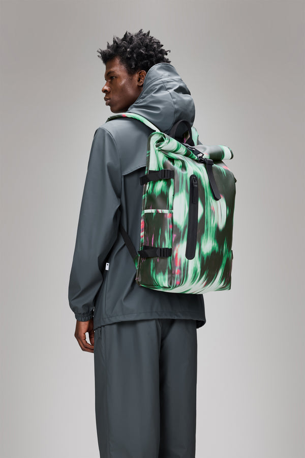 Rains Rolltop Rucksack Large Blur