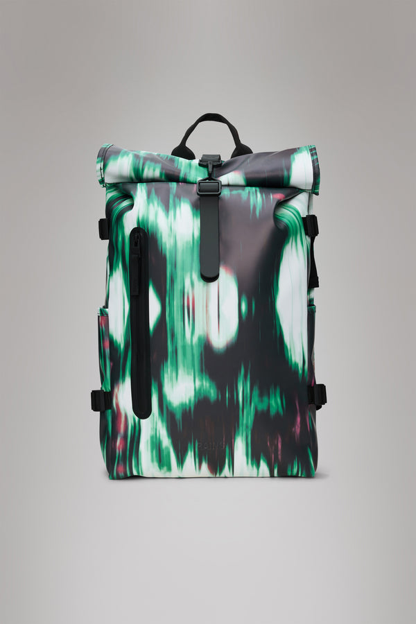rains Rolltop Rucksack Large Blur
