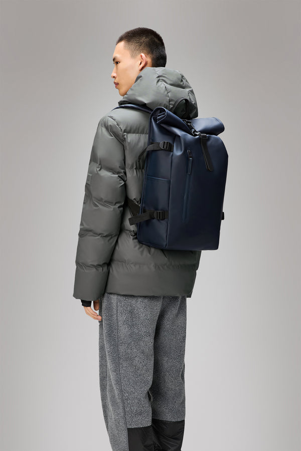 Rains Rolltop Rucksack Large Navy