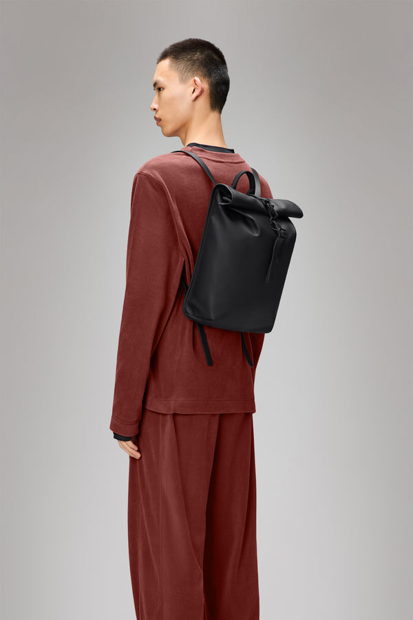 Rains Rolltop Rucksack Mini Black