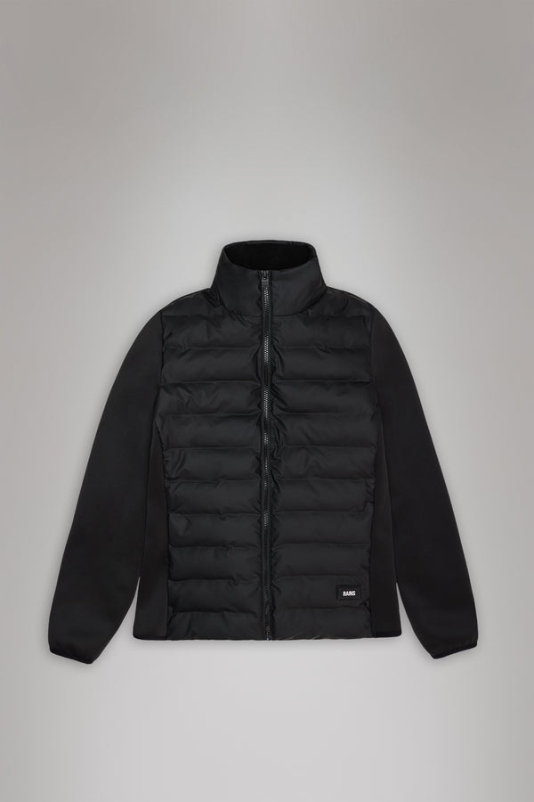 Rains Safi Fleece Hybrid Curve Jacket Black