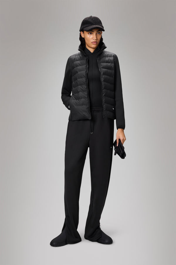 Rains Safi Fleece Hybrid Curve Jacket Black