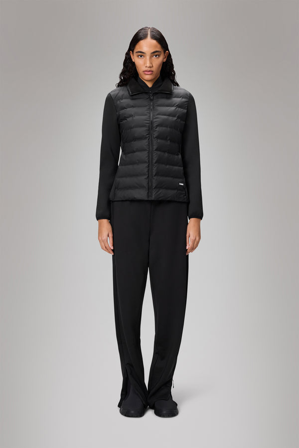 rains Safi Fleece Hybrid Curve Jacket Black