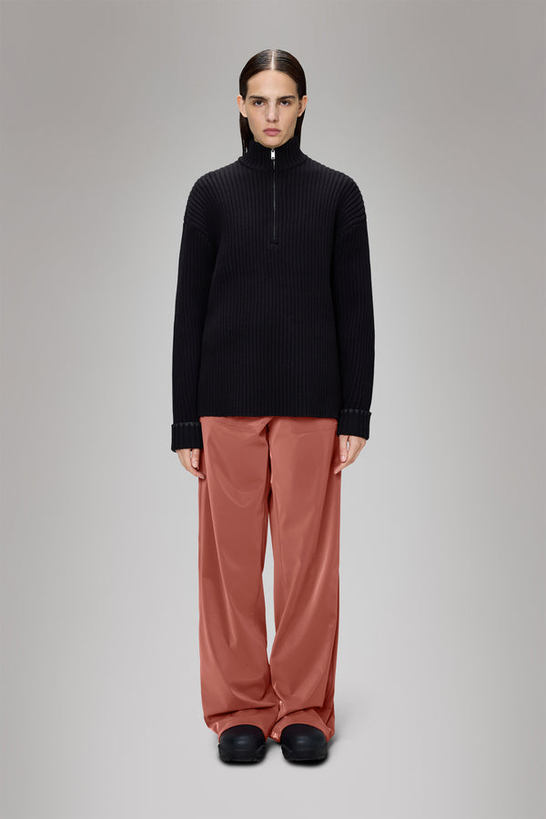 rains Sapa Half Zip Knit Black