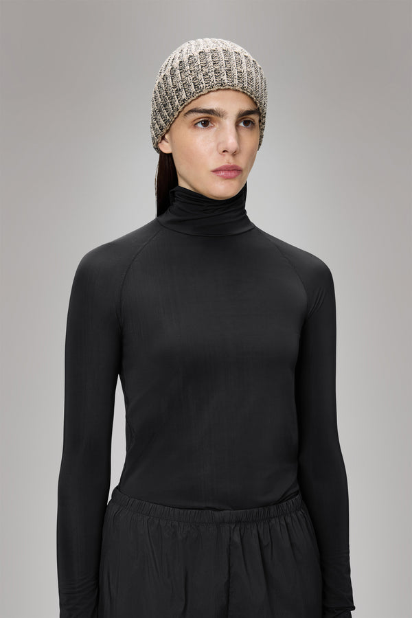 Rains Sapa Knit Beanie Beige/Black