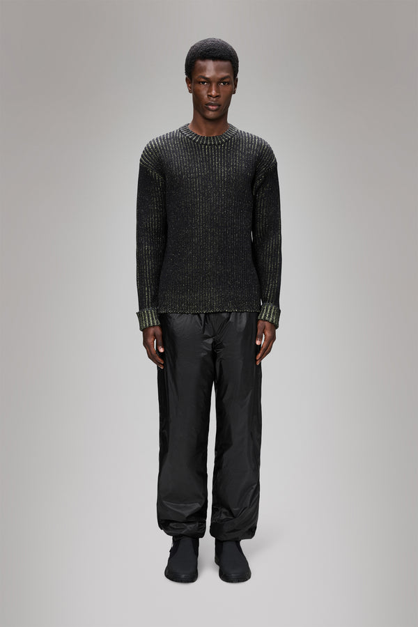rains Sapa Knit Crew Neck Black/Acid