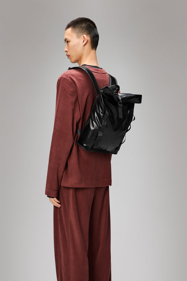 Rains Sibu Rolltop Rucksack Mini Black