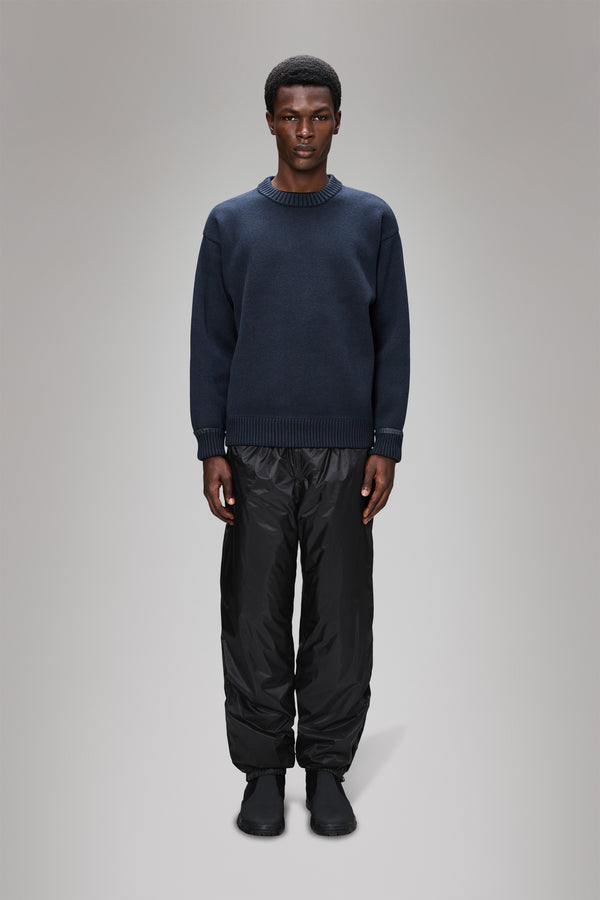 rains Sowa Knit Crew Neck Navy/Black