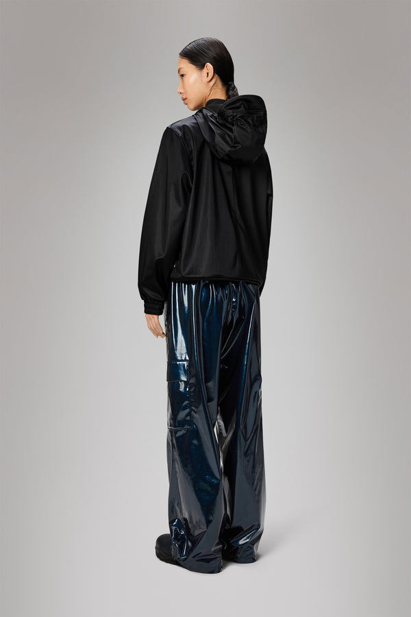 Rains String W Jacket Black Grain