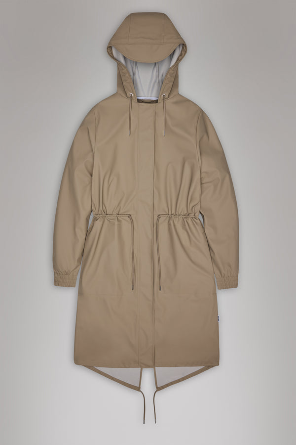 Rains String W Parka Beige