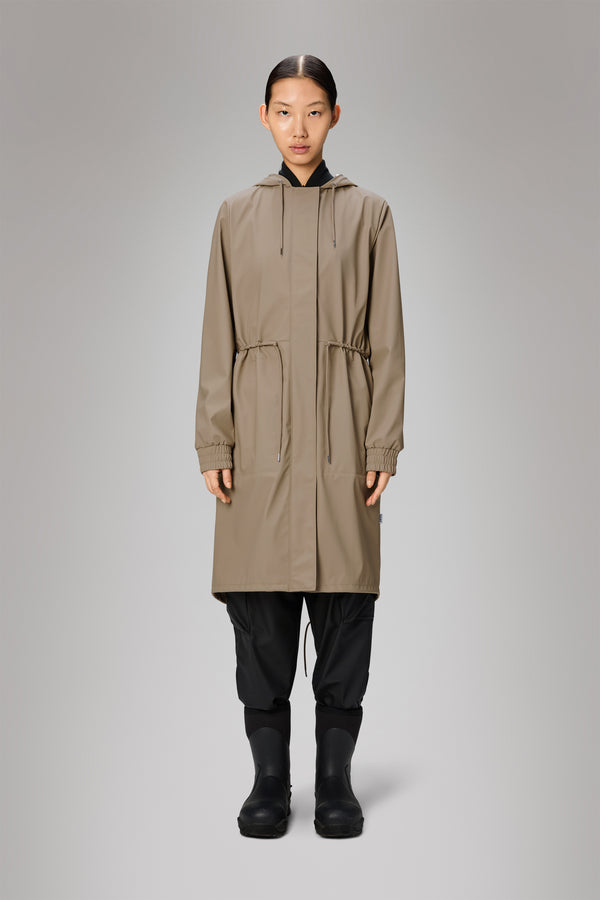 rains String W Parka Beige