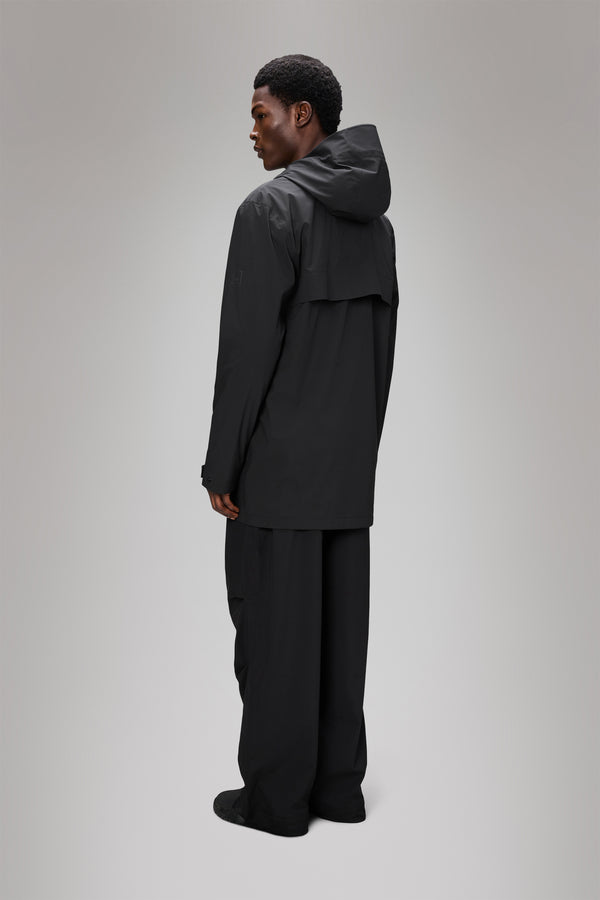 Rains Suva Hardshell Long Jacket Black