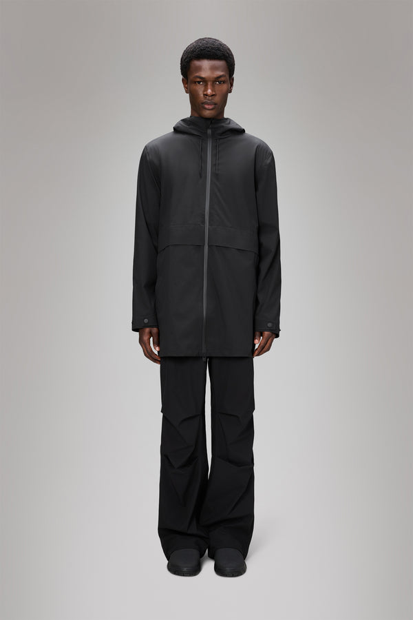 Rains Suva Hardshell Long Jacket Black