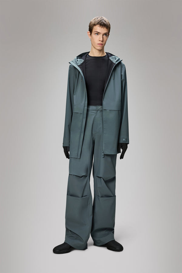Rains Suva Hardshell Long Jacket Lagoon