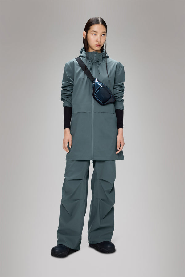 Rains Suva Hardshell Long Jacket Lagoon