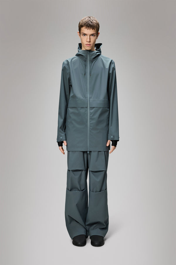 Rains Suva Hardshell Long Jacket Lagoon
