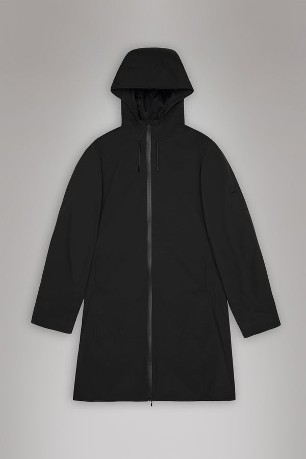 Rains Suva Hardshell Long W Jacket Black