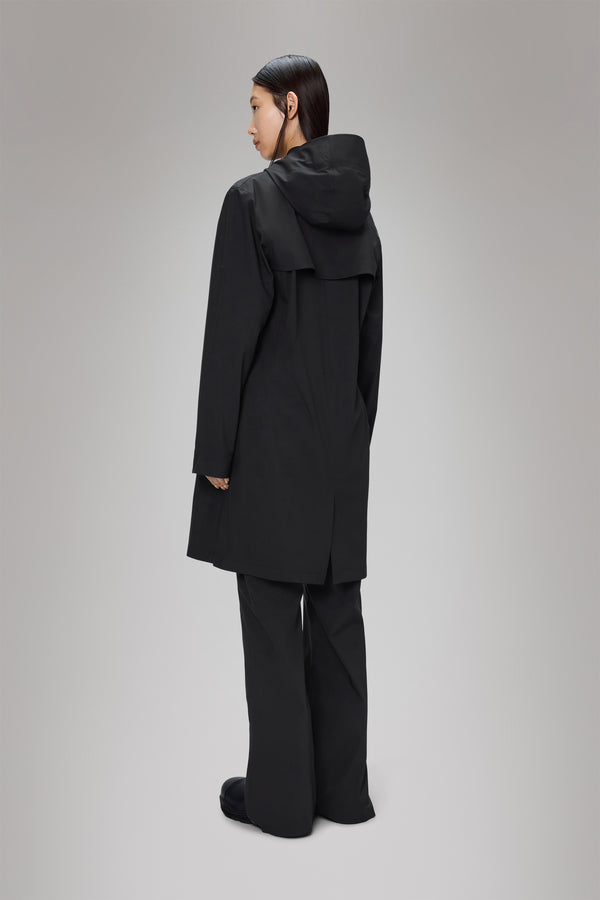 Rains Suva Hardshell Long W Jacket Black