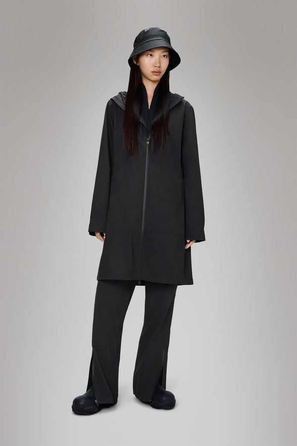 Rains Suva Hardshell Long W Jacket Black
