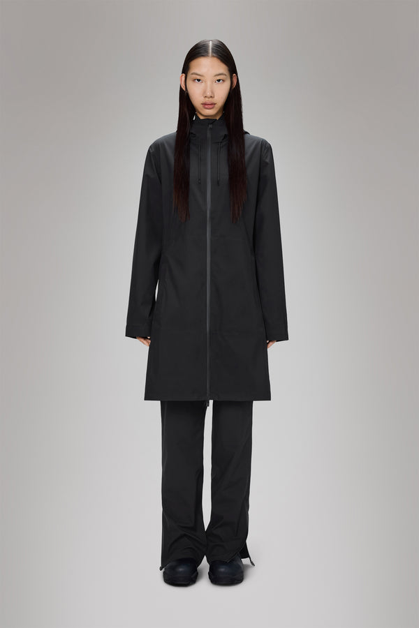 rains Suva Hardshell Long W Jacket Black