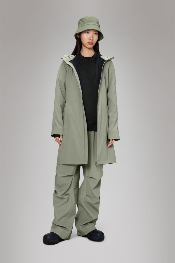 Rains Suva Hardshell Long W Jacket Drift