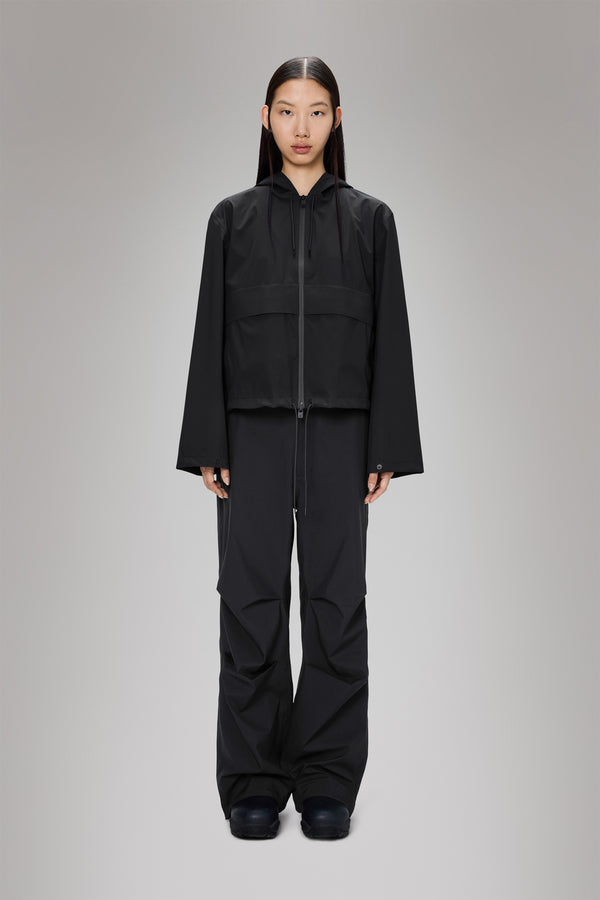 rains Suva Hardshell Short String W Jacket Black