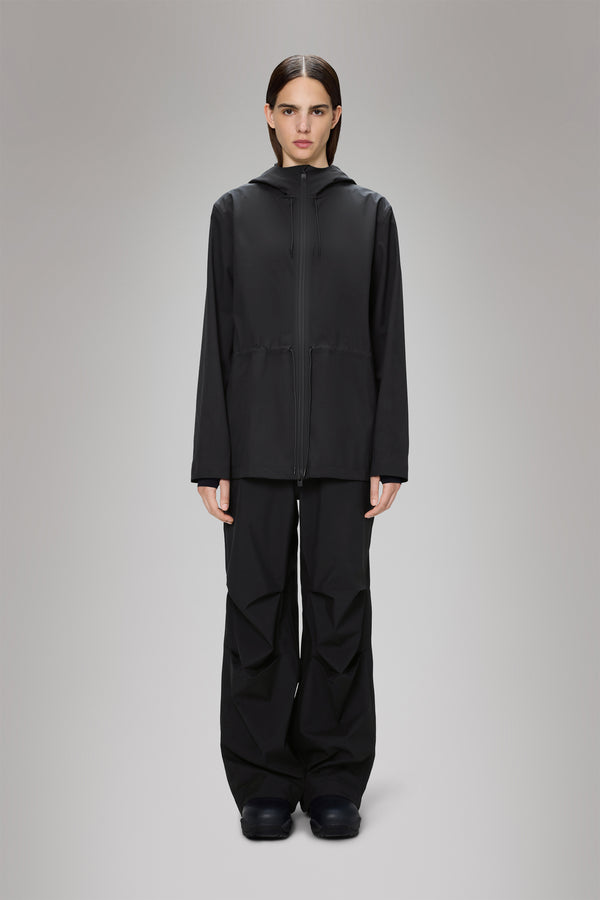 rains Suva Hardshell String W Jacket Black