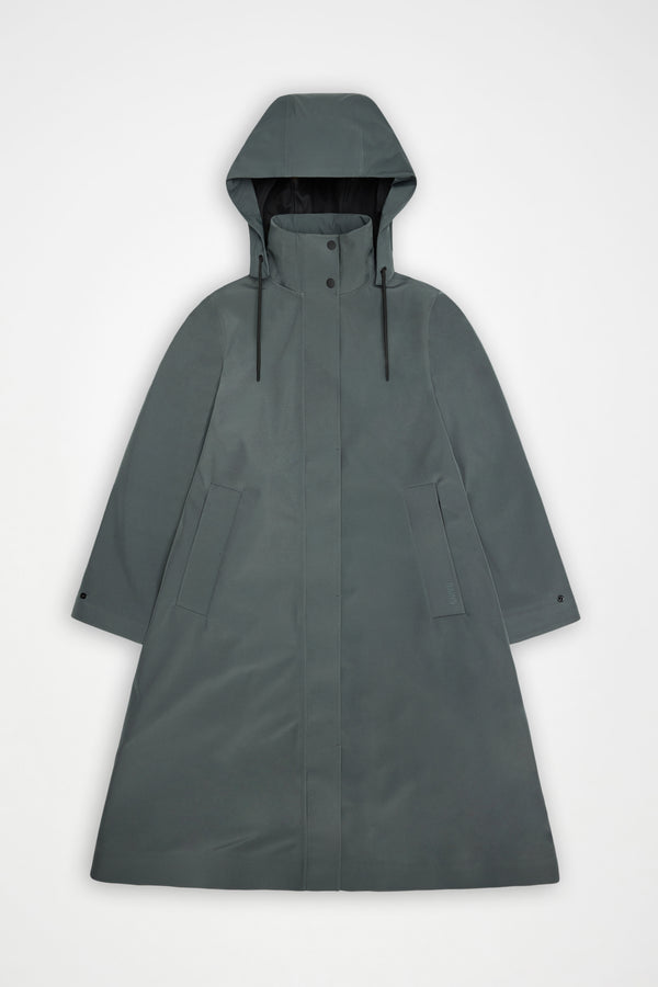Rains Suva Softshell A-Line W Jacket Dark Grey