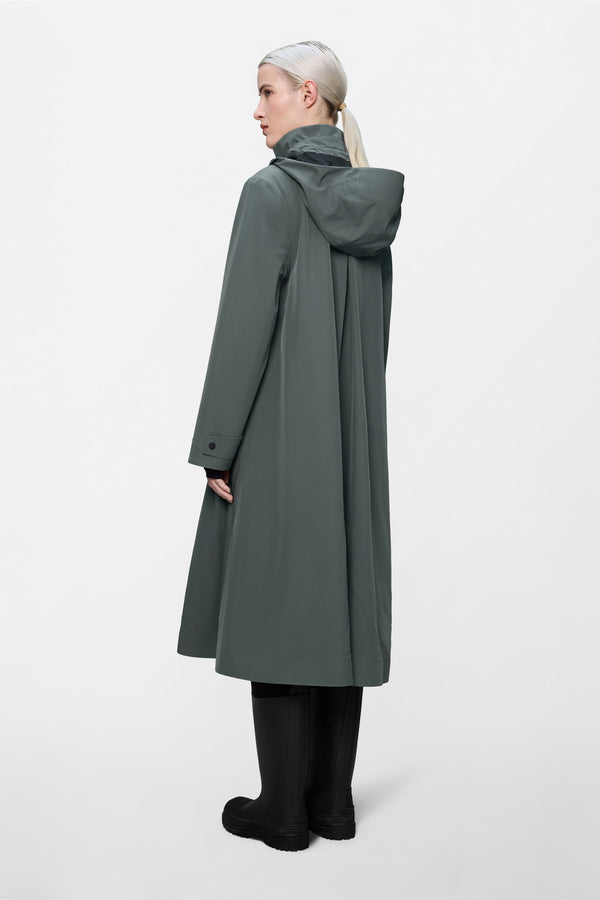 Rains Suva Softshell A-Line W Jacket Dark Grey