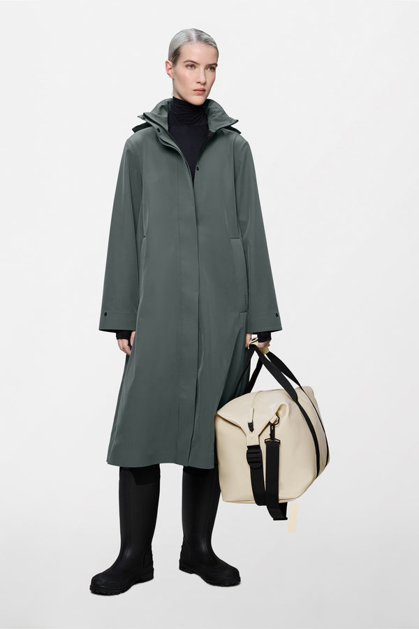 Rains Suva Softshell A-Line W Jacket Dark Grey