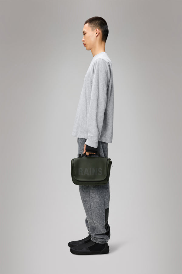 Rains Texel Wash Bag Green