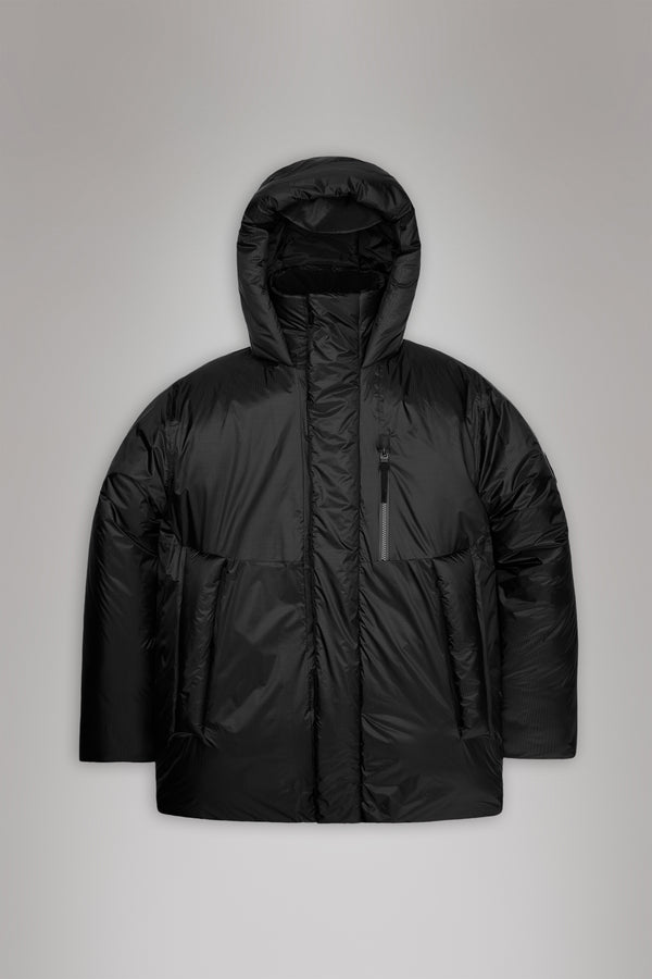 Rains Torna Insulated Long Jacket Black