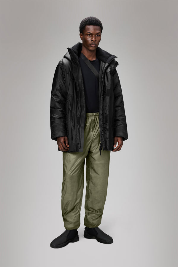 Rains Torna Insulated Long Jacket Black