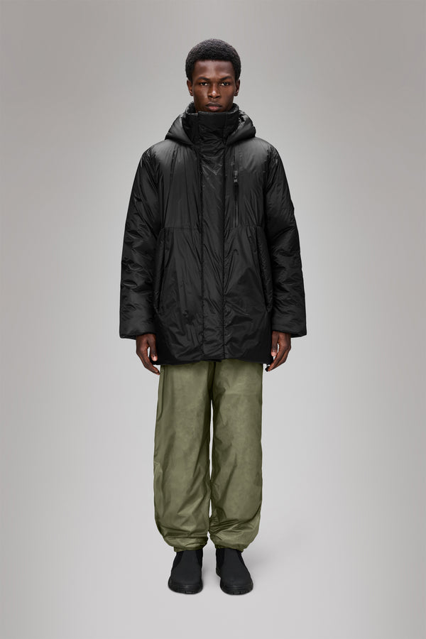 rains Torna Insulated Long Jacket Black