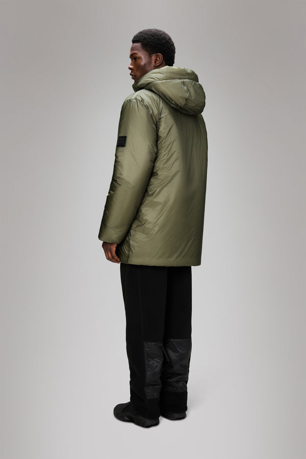 Rains Torna Insulated Long Jacket Marsh