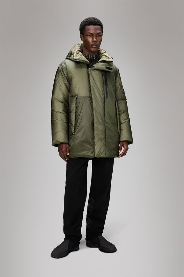 Rains Torna Insulated Long Jacket Marsh