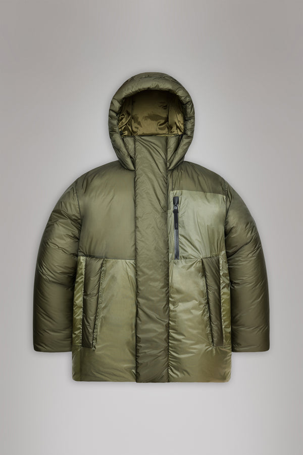 Rains Torna Insulated Long Jacket Marsh