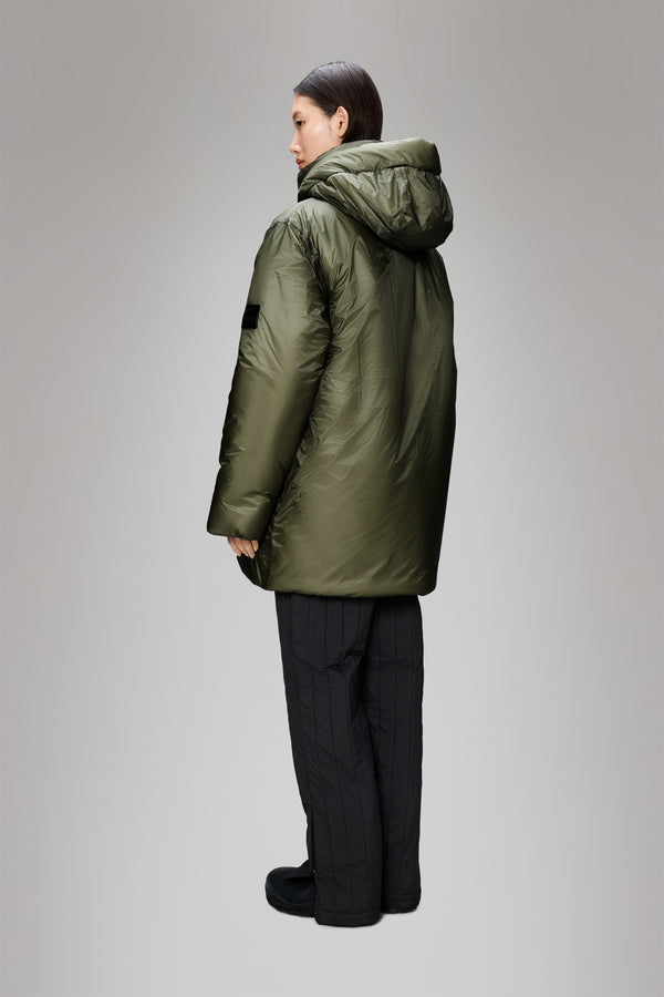 Rains Torna Insulated Long Jacket Marsh