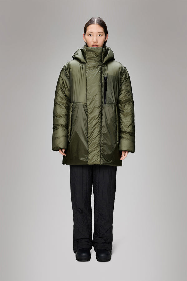 rains Torna Insulated Long Jacket Marsh