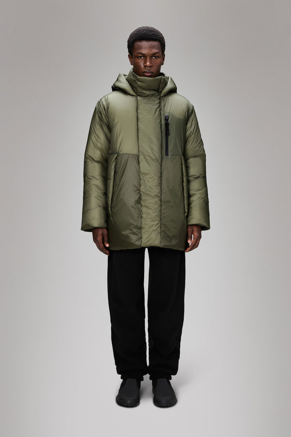rains Torna Insulated Long Jacket Marsh