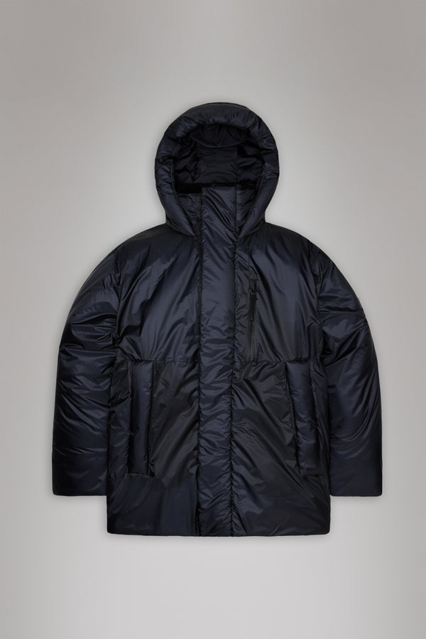 Rains Torna Insulated Long Jacket Navy