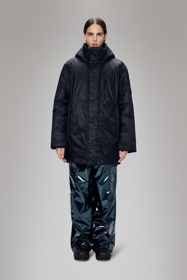 rains Torna Insulated Long Jacket Navy