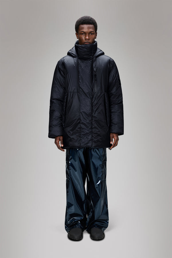 rains Torna Insulated Long Jacket Navy