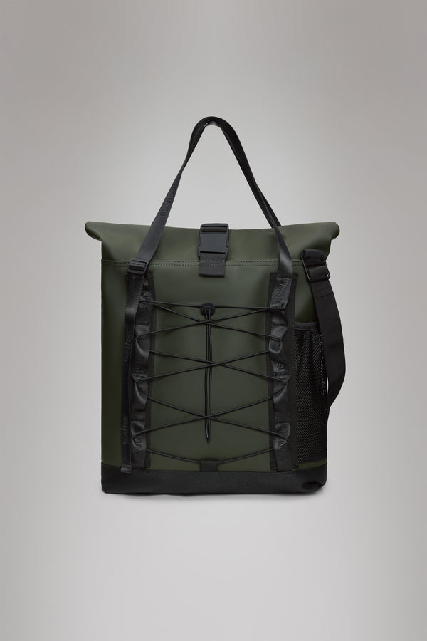 rains Trail Rolltop Tote Bag Green