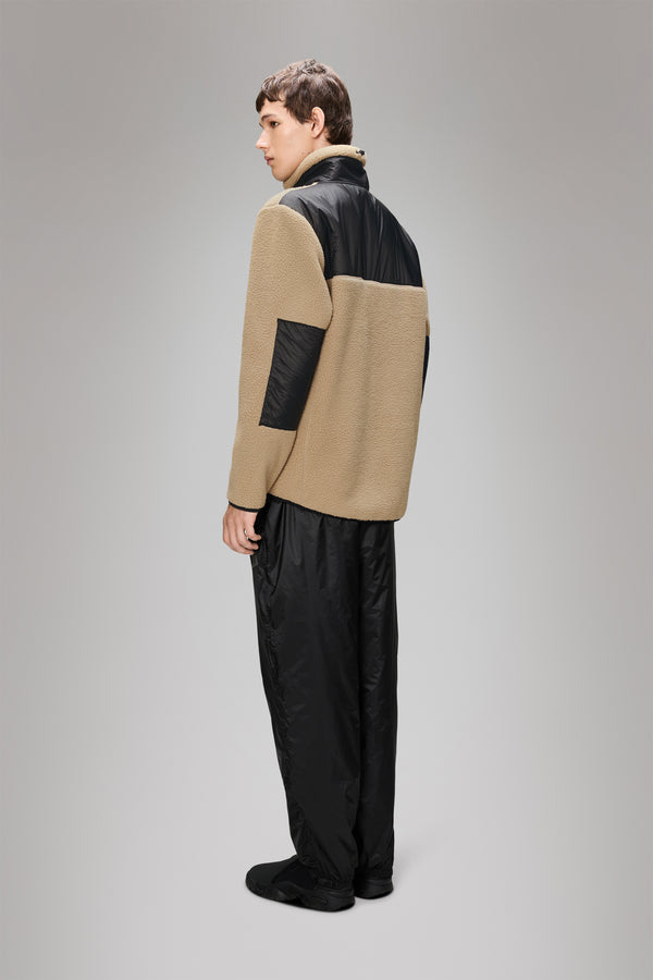 Rains Yermo Fleece Jacket Beige