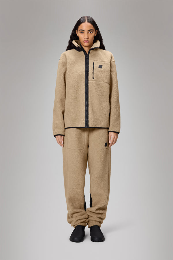 rains Yermo Fleece Jacket Beige